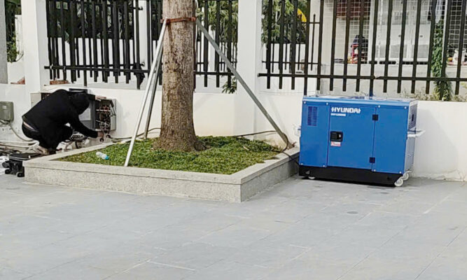 Máy phát điện chạy êm cho gia đình