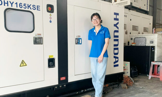 Máy phát điện cho xưởng gỗ nội thất