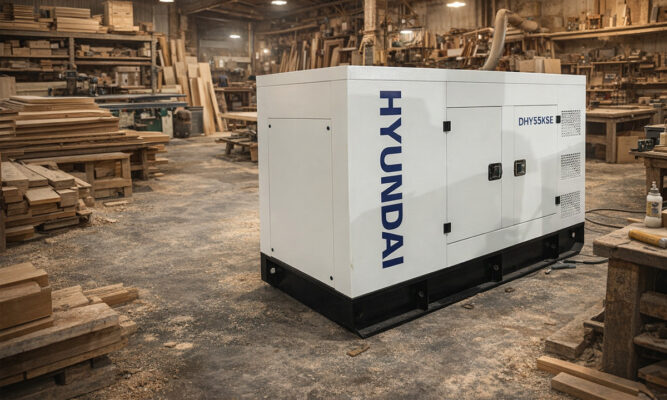 Máy phát điện cho xưởng gỗ nội thất