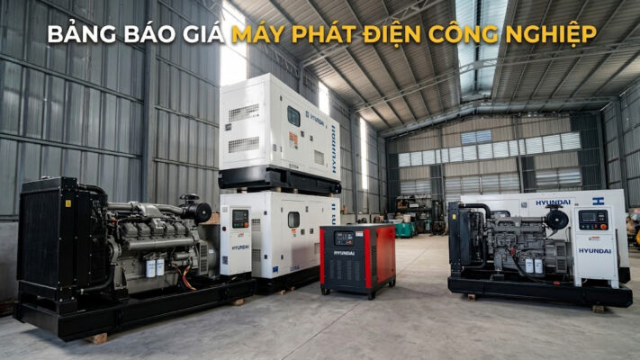 Báo giá máy phát điện công nghiệp